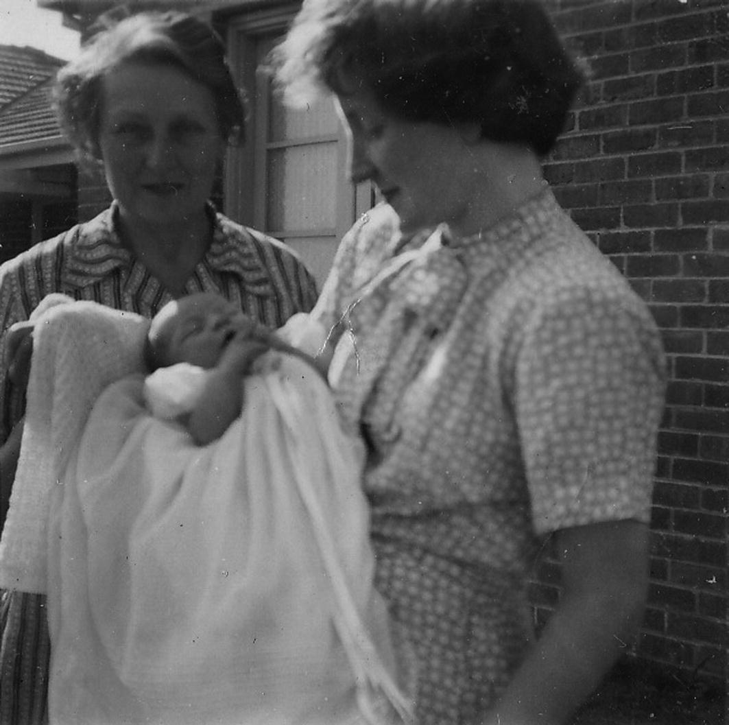 Three generations Annes grandmother Mary mother Marie and older sister - photo 3