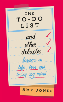 Amy Jones The To-Do List and Other Debacles