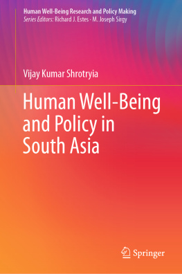 Vijay Kumar Shrotryia - Human Well-Being and Policy in South Asia