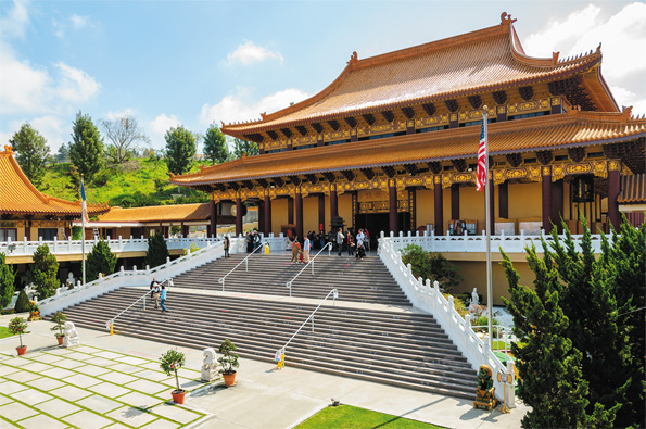 Le DoShutterstockcom A part of the Hsi Lai Buddhist Temple complex in - photo 1