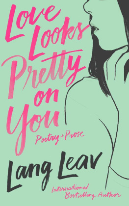 Lang Leav - Love Looks Pretty on You