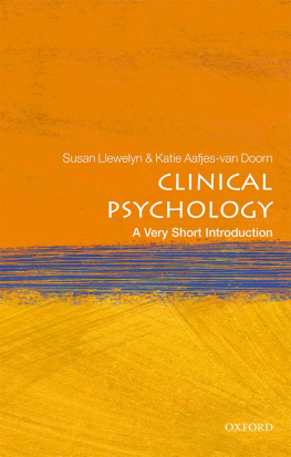 Susan Llewelyn - Clinical Psychology