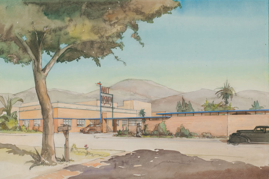 Concept design for The Walt Disney Studios main entrance with casting building - photo 5