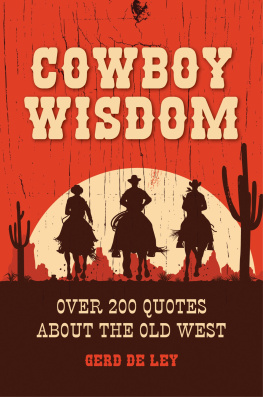 Gerd De Ley - Cowboy Wisdom