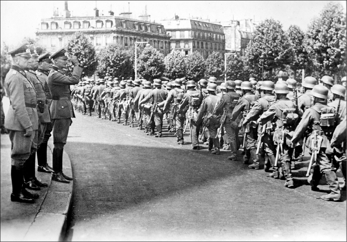 General von Bock saluting his troops entering Paris June 14 1940 The - photo 6