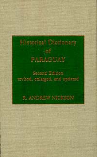 title Historical Dictionary of Paraguay Latin American Historical - photo 1