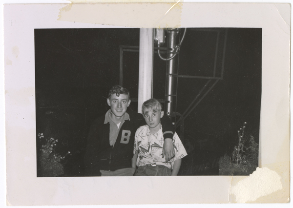 Fred and me on the balcony of Banff station residence ca 1949 Courtesy - photo 11