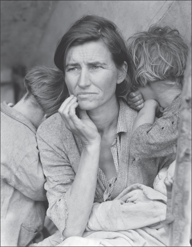 This famous Dorothea Lange photographshowing a Depression-era woman and her - photo 3