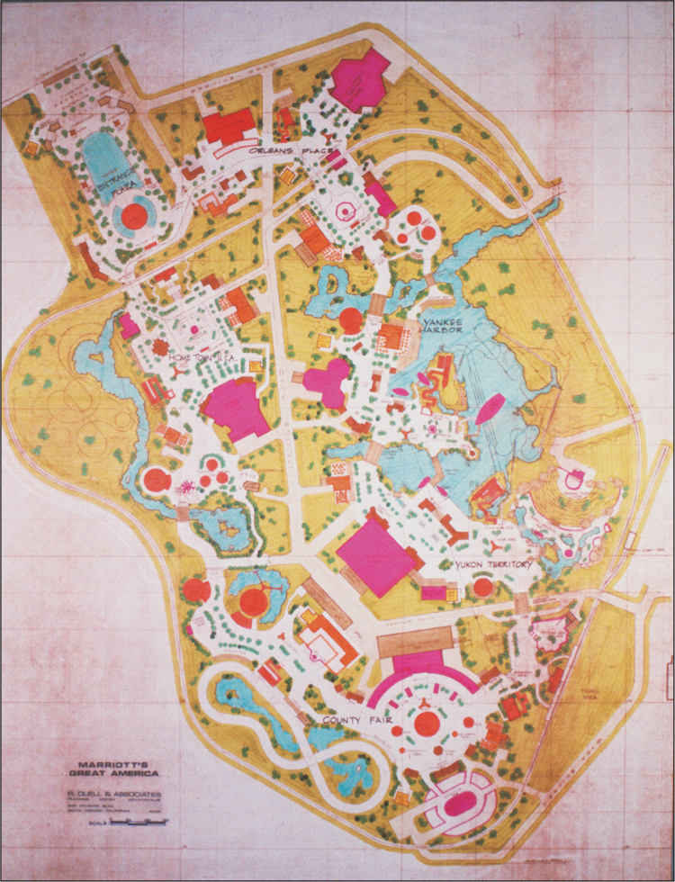 Theme park designer Randall Duells parks were frequently laid out with - photo 2