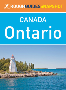 Rough Guides - The Rough Guide Snapshot Canada: Ontario