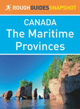 Rough Guides Canada - The Maritime Provinces