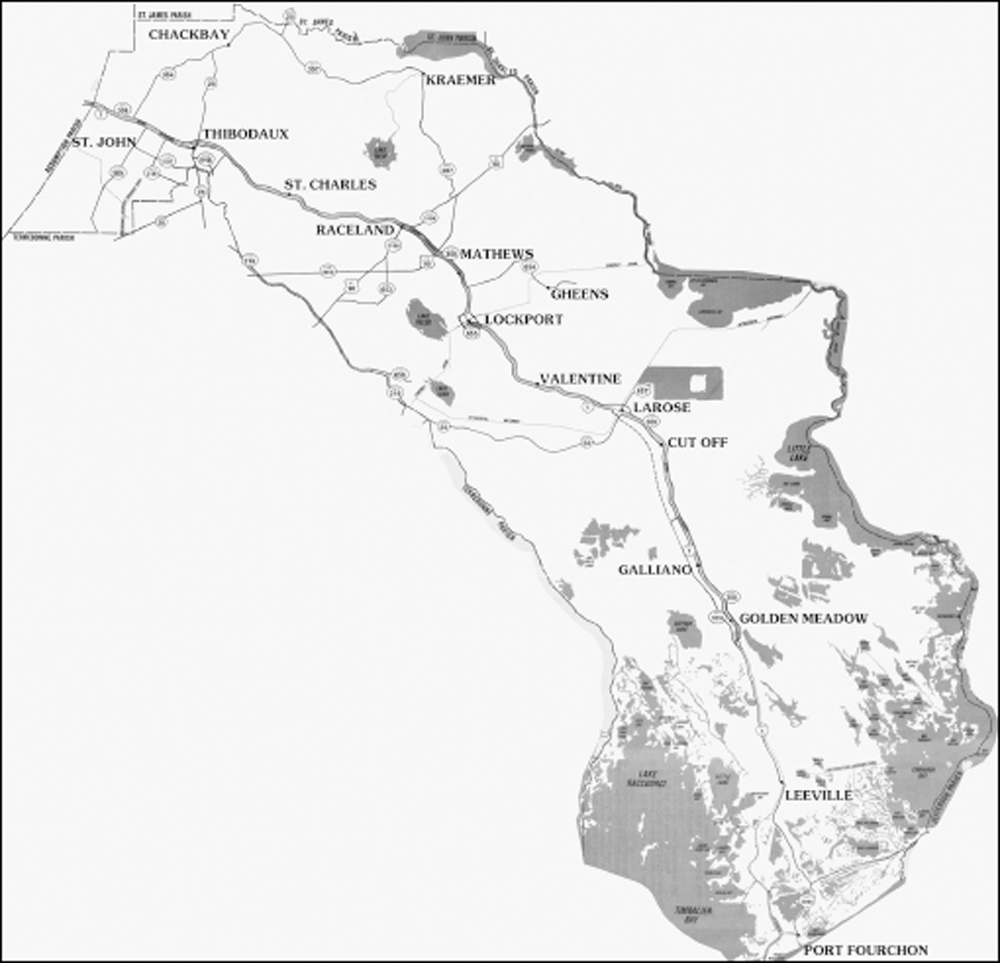 Lafourche Parish is located in southeast Louisiana and is bordered by the Gulf - photo 2