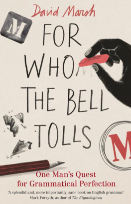 David Marsh For Who the Bell Tolls