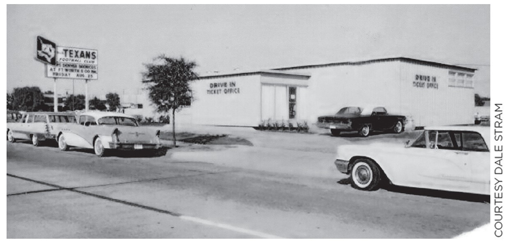 The Texans leased a practice field and had a drive-through ticket office at the - photo 7