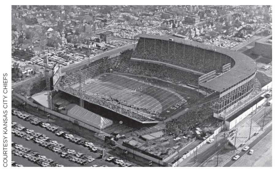 The Chiefs played for nine seasons in the aging yet cozy Municipal Stadium - photo 19