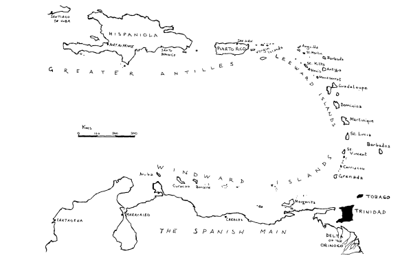 Map 1 Trinidad and Tobago in the Eastern Caribbean Page iii - photo 2