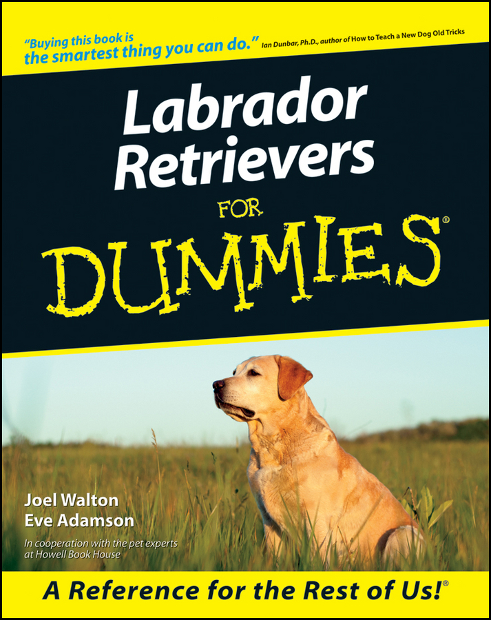 Labrador Retrievers For Dummies by Joel Walton and Eve Adamson Labrador - photo 1