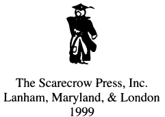 Page vi SCARECROW PRESS INC Published in the United States of America - photo 3