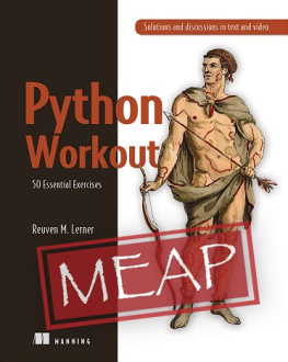 Reuven M. Lerner - Python Workout: 50 Essential Exercises (Early Access v03)