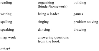 2 Check the school-connected skills you wantneed to improve on 3 Check - photo 2