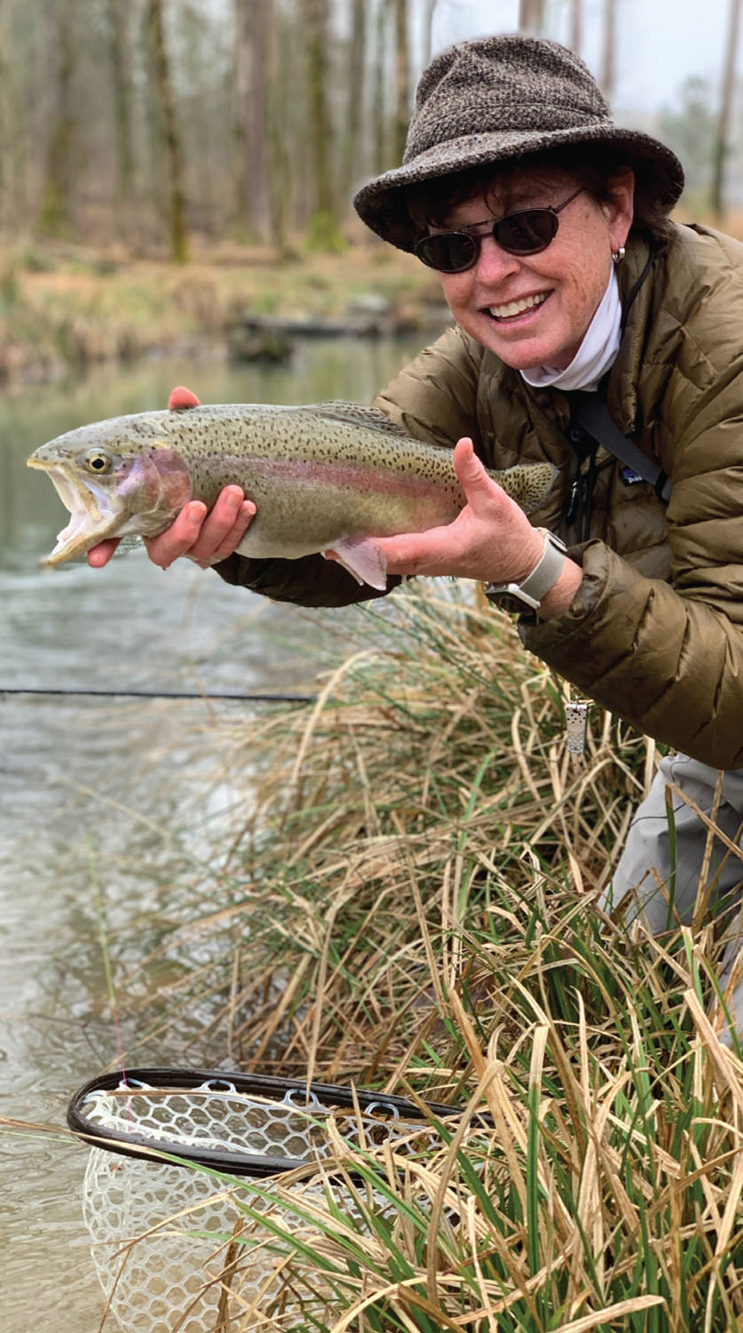 THE AUTHOR WITH A RAINBOW TROUT CAUGHT USING THE EUROPE AN NYMPHING TECHNIQUE - photo 5