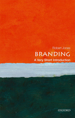Robert Jones - Branding: A very short introduction