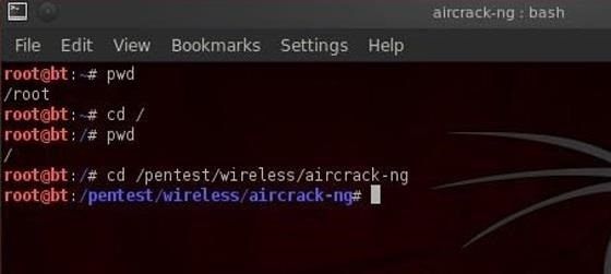 This will take us directly to the aircrack-ng directory Now lets say we - photo 5