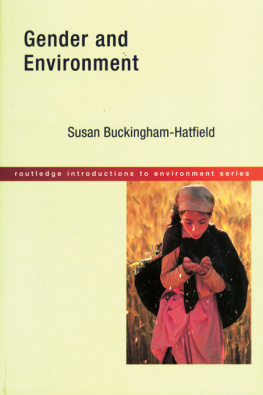 Susan Buckingham - Gender and Environment