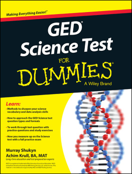 Murray Shukyn - GED Science For Dummies