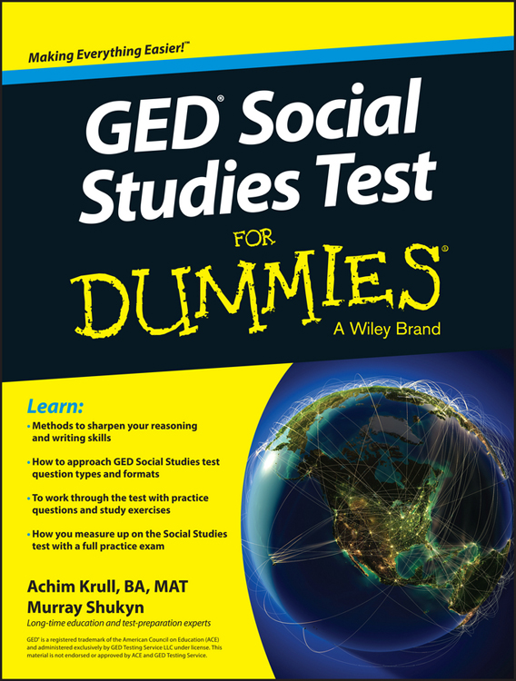 GED Social Studies Test For Dummies Published by John Wiley Sons Inc - photo 1