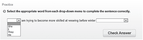 Drop-down questions are very similar to multiple-choice questions so you will - photo 2