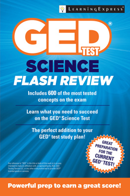 LLC LearningExpress - GED Test Science Flash Review