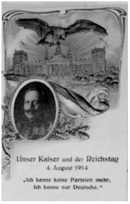 Our Kaiser and the Reichstag 4 August 1914 I recognize no more parties I - photo 17