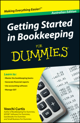 Veechi Curtis - Getting Started in Bookkeeping For Dummies