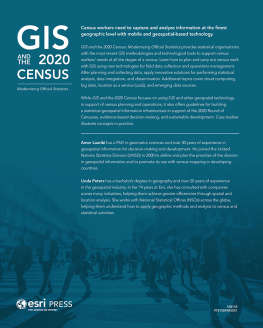 Amor Laaribi - GIS and the 2020 Census: Modernizing Official Statistics