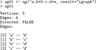 There is a plot method for igraph objects in the igraph package There are - photo 8