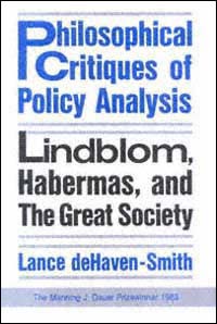 title Philosophical Critiques of Policy Analysis Lindblom Habermas and - photo 1