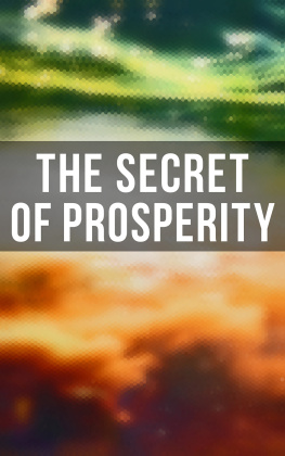 Wallace D. Wattles - The Secret of Prosperity