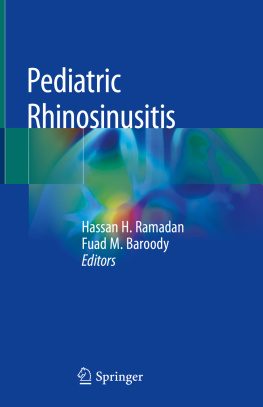 Hassan H. Ramadan Pediatric Rhinosinusitis