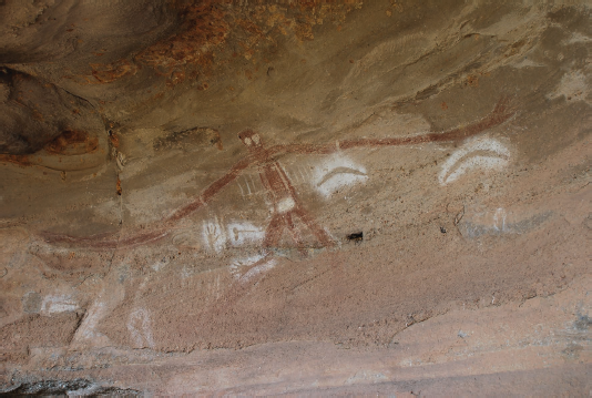 One of the most significant rock art sites in the Hunter Valley Baiame Cave in - photo 3