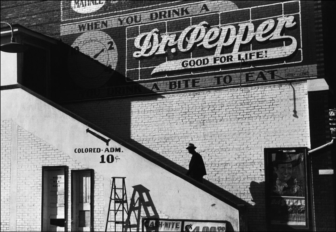 African American going in colored entrance of Crescent movie house on a - photo 6