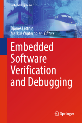 Djones Lettnin Embedded Software Verification and Debugging