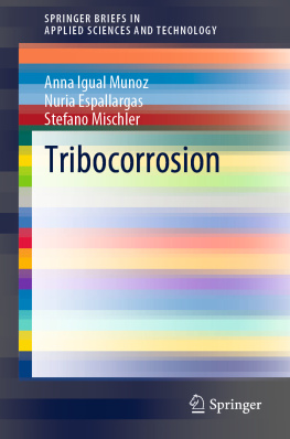 Anna Igual Munoz - Tribocorrosion (SpringerBriefs in Applied Sciences and Technology)