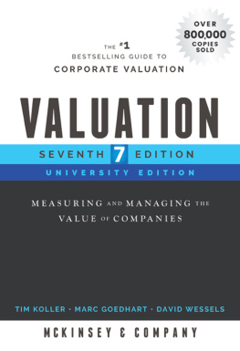 McKinsey & Company Inc. - Valuation: Measuring and Managing the Value of Companies (7th University Edition)