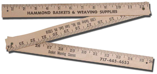 YARDSTICK Youll need a yardstick to measure lengths of reed This folding - photo 8