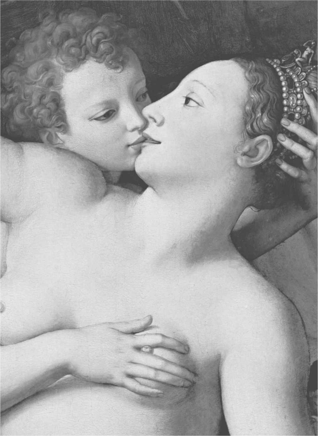 Bronzino 154050 detail of An Allegory with Venus and Cupid also called - photo 1