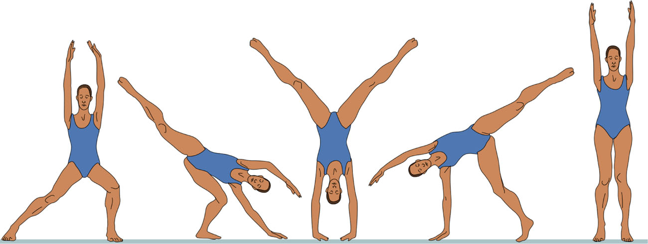 Which Split To perform a middle split the left leg extends out to the left - photo 12