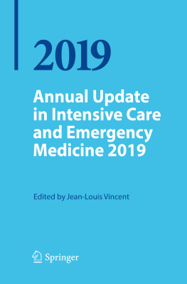 Jean-Louis Vincent Annual Update in Intensive Care and Emergency Medicine 2019