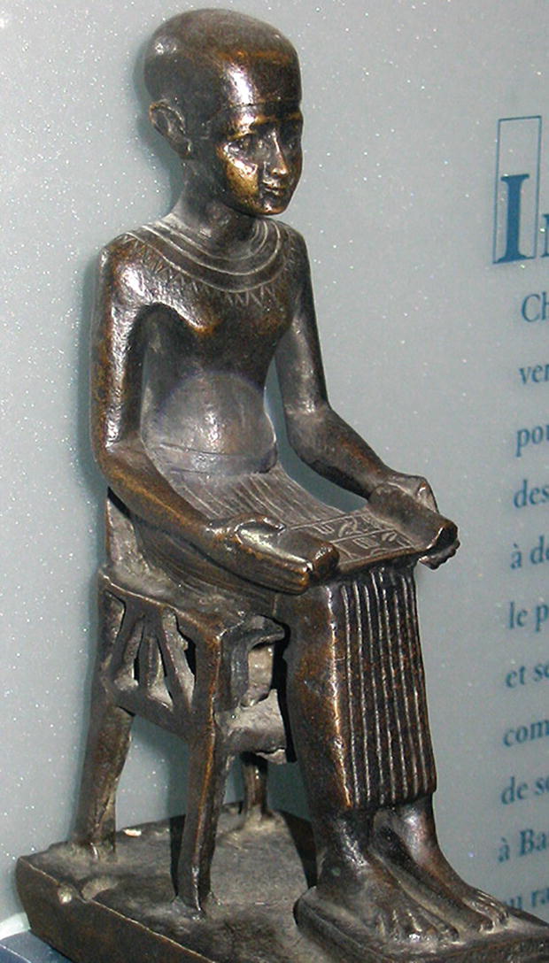 Statuette of Imhotep in the Louvre Paris Image courtesy of Hu Totya CC 30 - photo 3