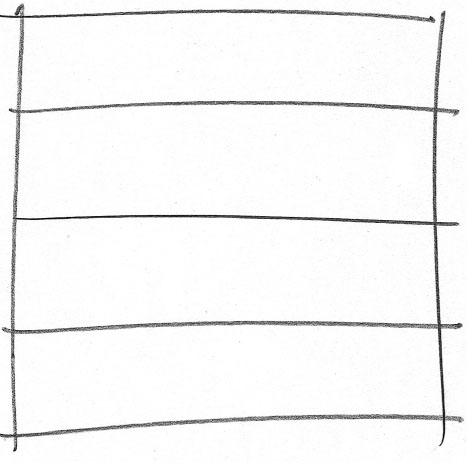 STEP 2 Divide the square in half horizontally then divide the two halves into - photo 6